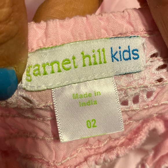 Garnet Hill Kids pink dress, size 2 - Picture 2 of 6
